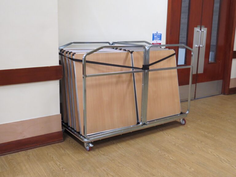 New Gopak tables and carrier for the Community Hall
